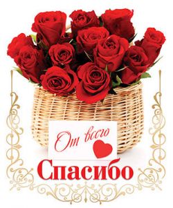Спасибо от всего сердца