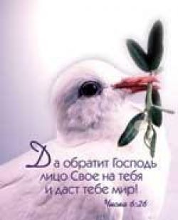Да обратит Господь лицо Свое на тебя и даст мир!