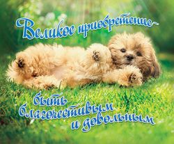 Великое приобретение быть благочестивым и довольным