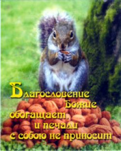 Благословение Божие обогащает и печали с собой не приносит
