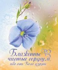 Блаженны чистые сердцем, ибо они Бога узрят