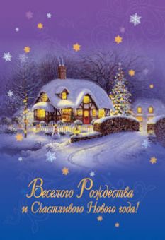 Веселого Рождества и Счастливого Нового года!