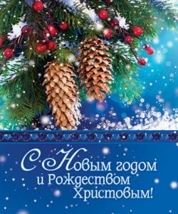 С Новым годом и Рождеством Христовым! 