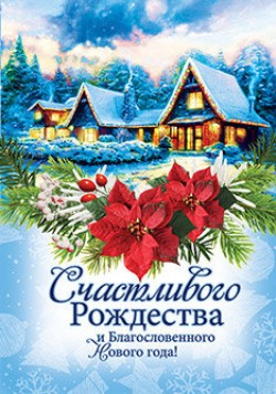 Счастливого Рождества и благословенного Нового года!